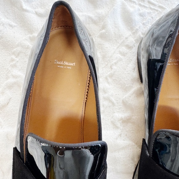 Paul Stuart Men's Heron Patent Leather Loafers Size 15 New - Picture 8 of 15
